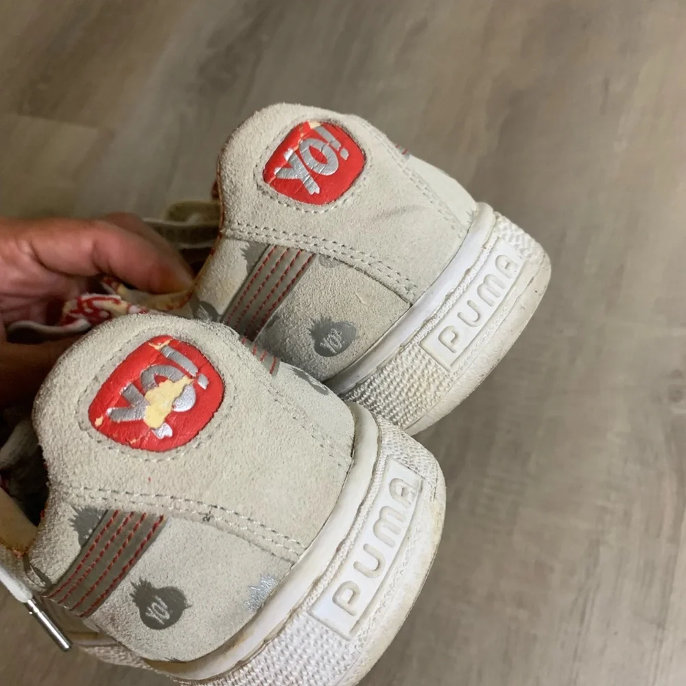 Puma Beige Sneakers with Patterned Laces - Picture 5 of 7